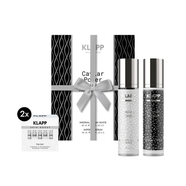 Klapp Limited XMAS Collection Caviar Power Imperial Day & Night Duo + 2 x Skin Boost Caviar
