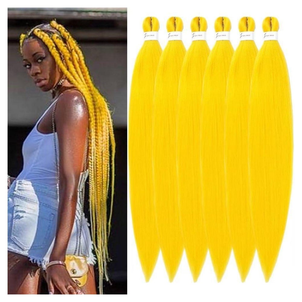 Haarverlängerung Braids Kunsthaar 26 66cm-26 Zoll (6er pack) 1 St