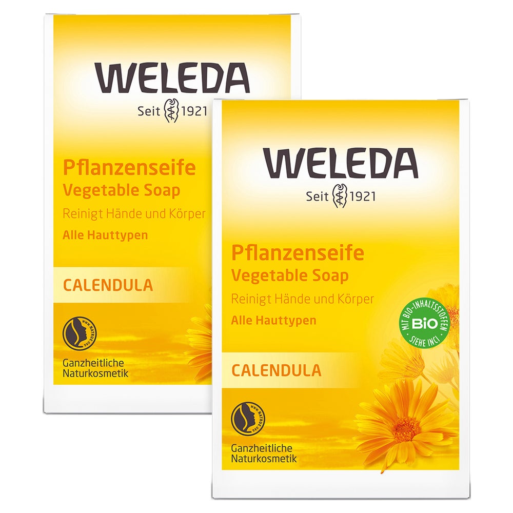 Weleda Calendula-Pflanzenseife 2X100 g