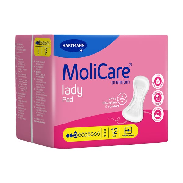 Molicare Premium Lady Pad 3 Tropfen 12 St
