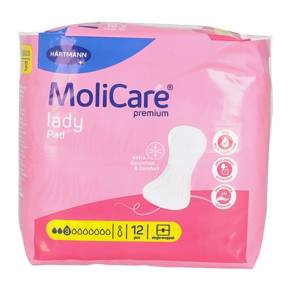 Molicare Premium Lady Pad 3 Tropfen 12 St