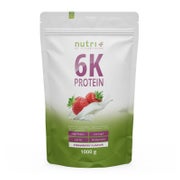 Produktabbildung: nutri+ 6K Veganes Protein Pulver - Strawberry 1000 g