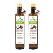 GreatVita MCT Öl auf Kokosölbasis C8 & C10 Fettsäuren 2x500 ml