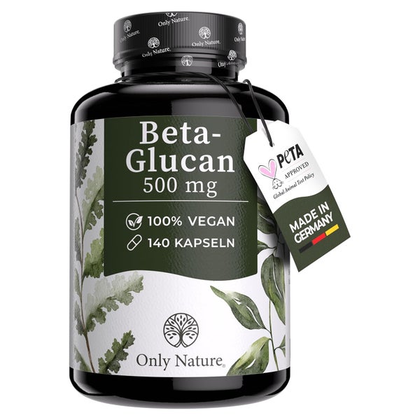 Only Nature Beta Glucan 500 mg – 140 Kapseln 140 St