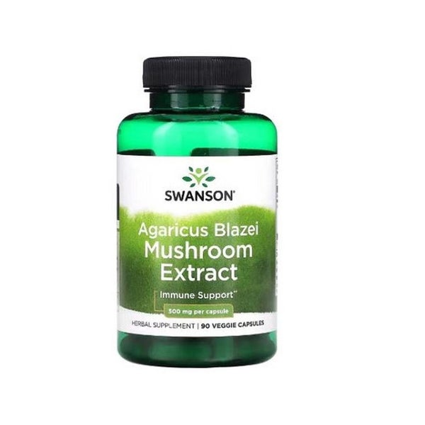 Swanson Agaricus Blazei Pilzextrakt - 500 mg 90 Kapseln 90 St