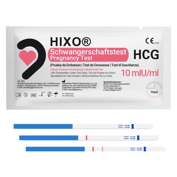 HIXO ultraempfindlicher Schwangerschaftstest 10 miu/ml 20 St