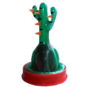Scherzkondom «Kaktus»: Handbemalt, witziges Gag-Geschenk (1 Stück) 1 St