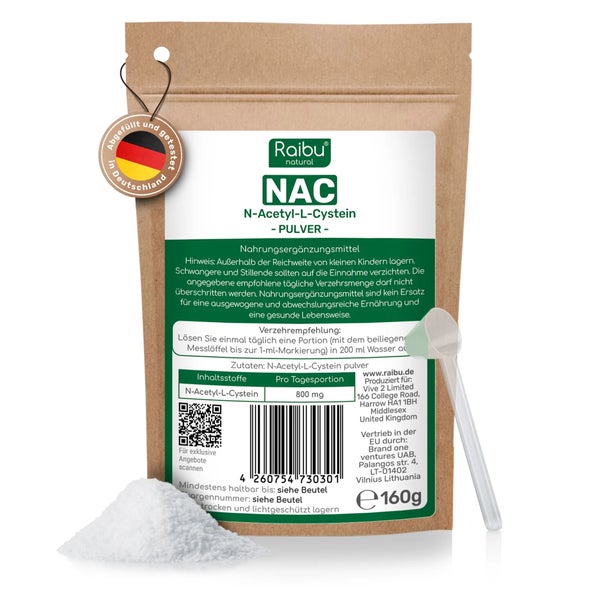 NAC Pulver Hochdosiert 160 g - RAIBU 160 g