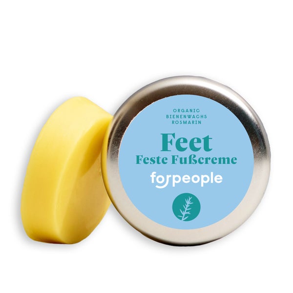 forpeople – Feste Fußcreme in Dose, wirksam gegen trockene Füße 40 g