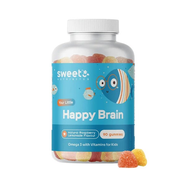 Sweet Nutribites Happy Brain – Gummis für Kinder mit Omega-3 90 St