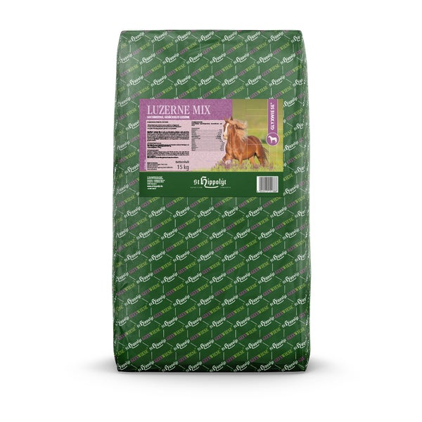 Glyxwiese Luzerne Mix für Pferde 15 kg