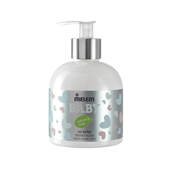 Melem Baby 3-in-1 Badegel für Babys und Kinder 300 ml