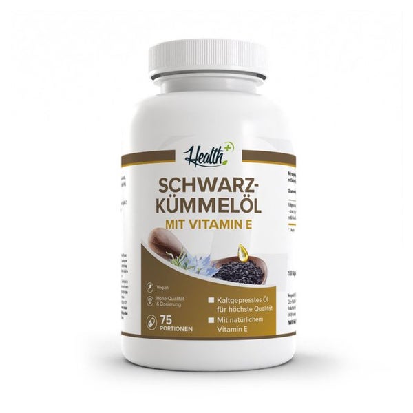 HEALTH+ SCHWARZKÜMMELÖL KAPSELN 150 St