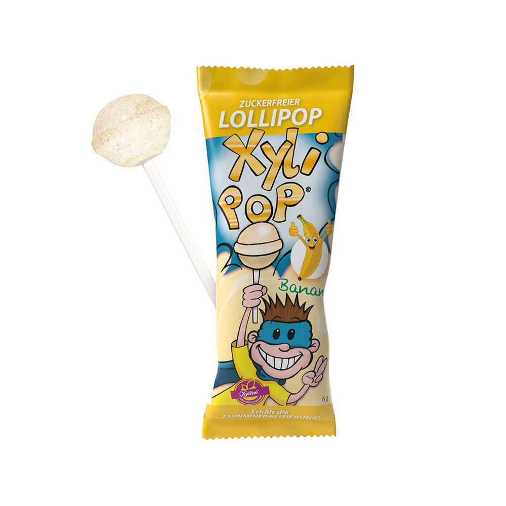 miradent XyliPOP Zahnpflegelolli Banane 1X6 g