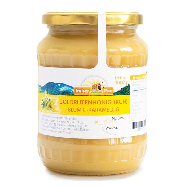 ImkerPur. Goldrutenhonig (Roh) 1 kg