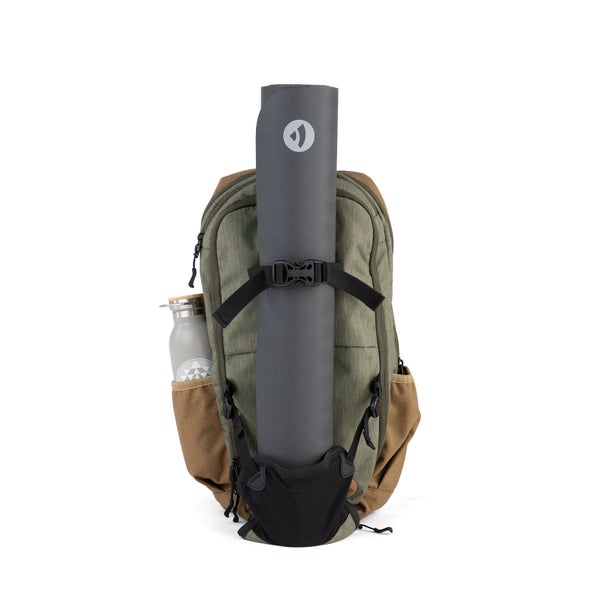 bodhi Yogi Daypack Rucksack, grün-braun 1 St