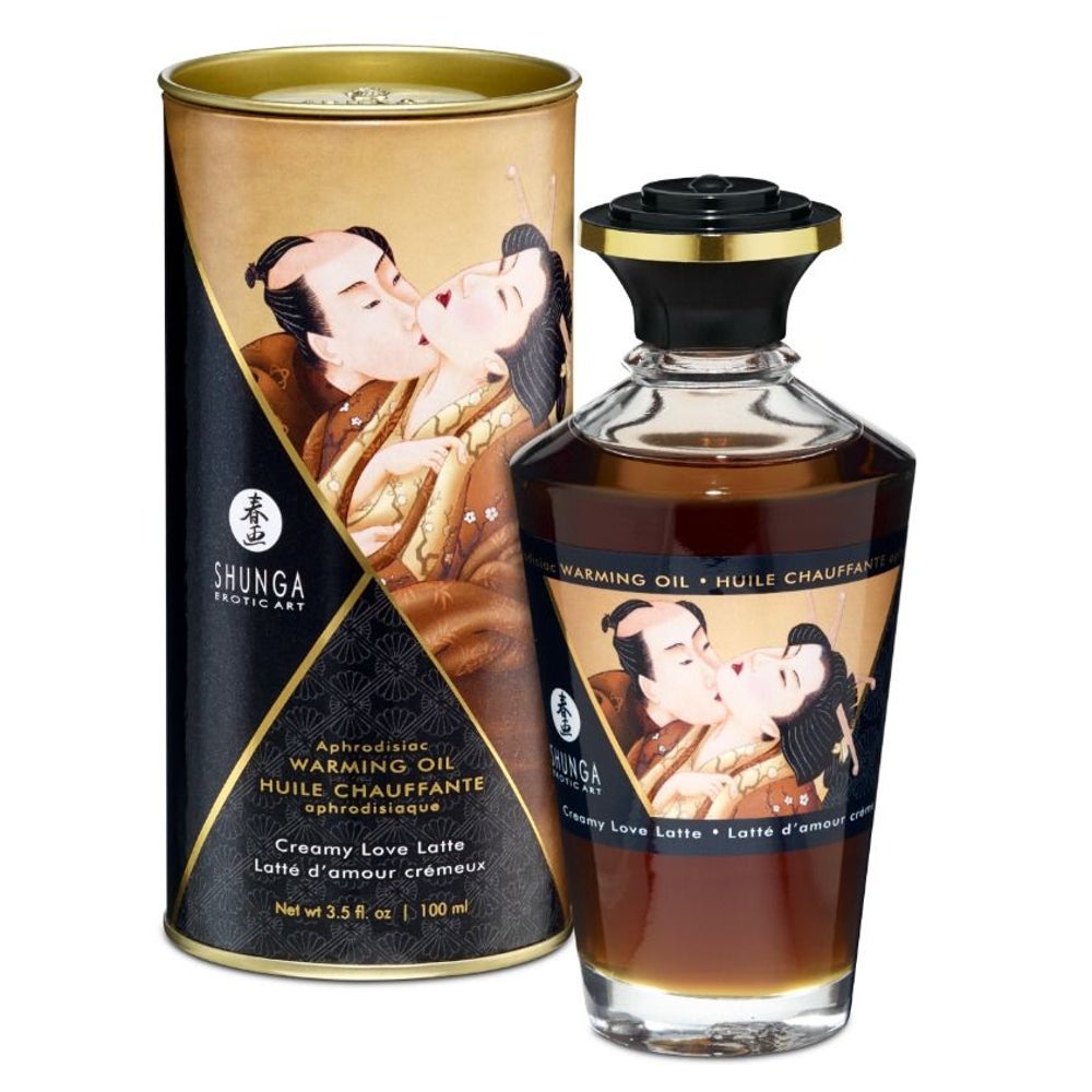 Shunga Erotic Art - Erotisches Massageöl "Creamy Love Latte" 100 ml
