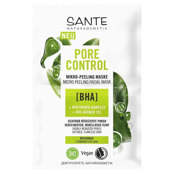 Pore Control Mikro-peeling Maske Bha & Grüner Tee 8 ml