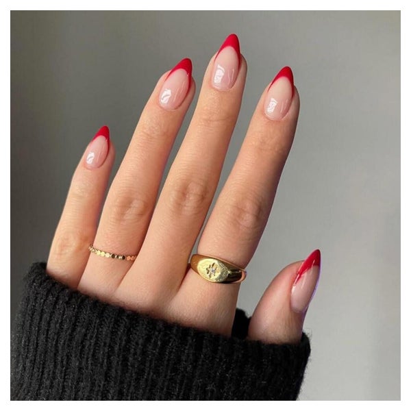 Künstliche Fingernägel Press On Soft Gel French Tip 30 Mande 1 St