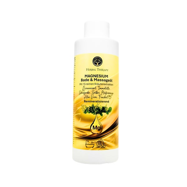 Herbal Therapy Magnesium Bade + Massageöl 100 ml