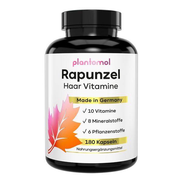 plantomol® Rapunzel Haarvitamine Biotin Zink Selen & mehr