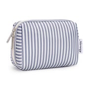 Schminktasche Kosmetiktasche Damen Reise Streifen Graublaue 1 St