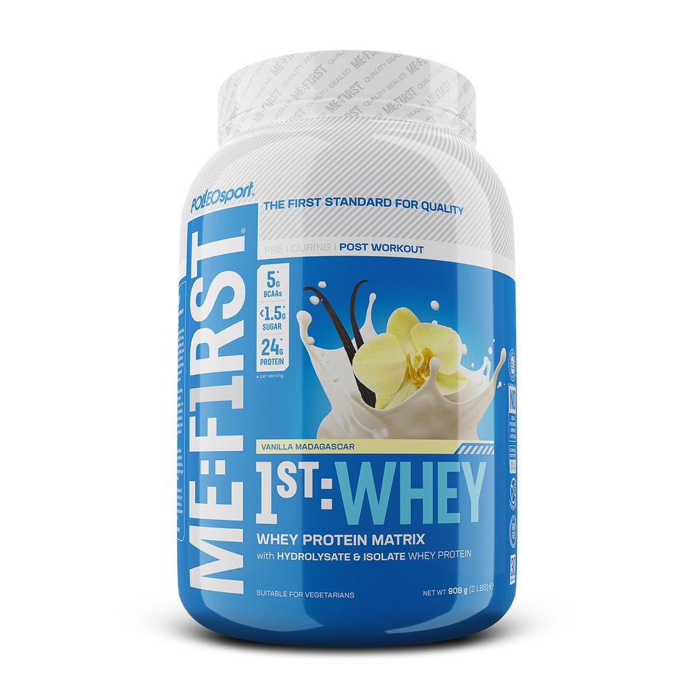 Polleo 1st Whey, 908 g, Vanilla Madagascar 908 g