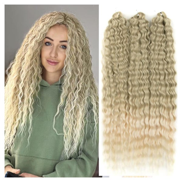 Extensions Crochet Braids Butterfly Locs 22Zoll Waterwave T1 1 St