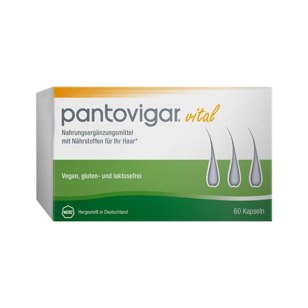 Pantovigar Vital Kapseln Mit Nährstoffen Für Haare 60 St