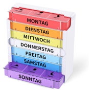 Pillendose 7 Tage 3 Fächer Tablettenbox Organizer Leicht zu 1 St