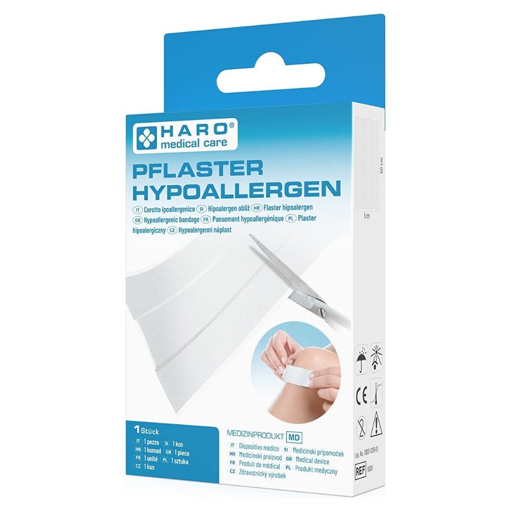 Haro Pflaster hypoallergen - Wundpflaster zum Zuschneiden 1 St