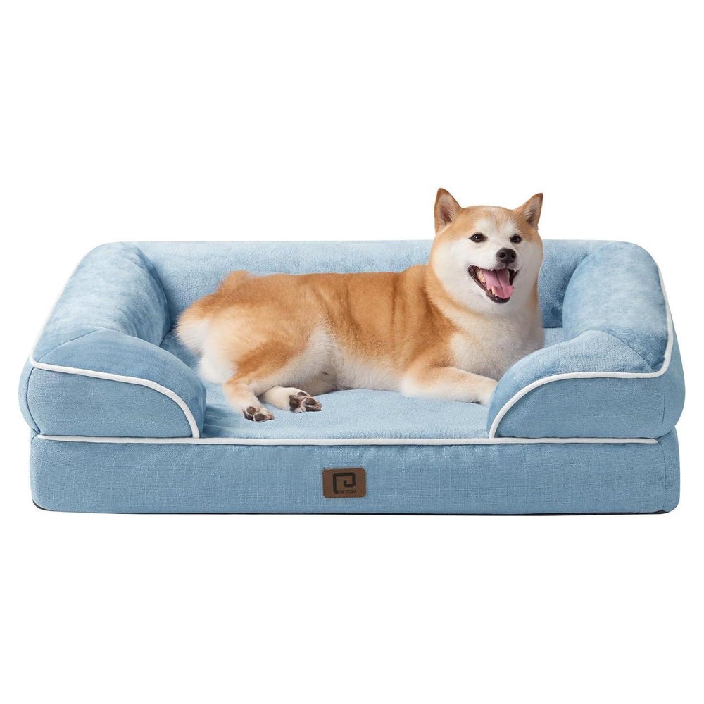 Hundebett Orthopädisch Memory Foam L 91 x B 68 x H 17 cm Hel 1 St