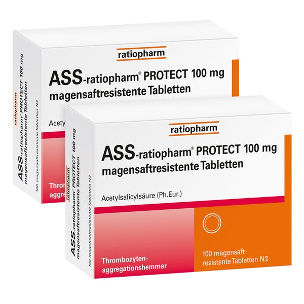 ASS-ratiopharm Protect Doppelpack 2X100 St