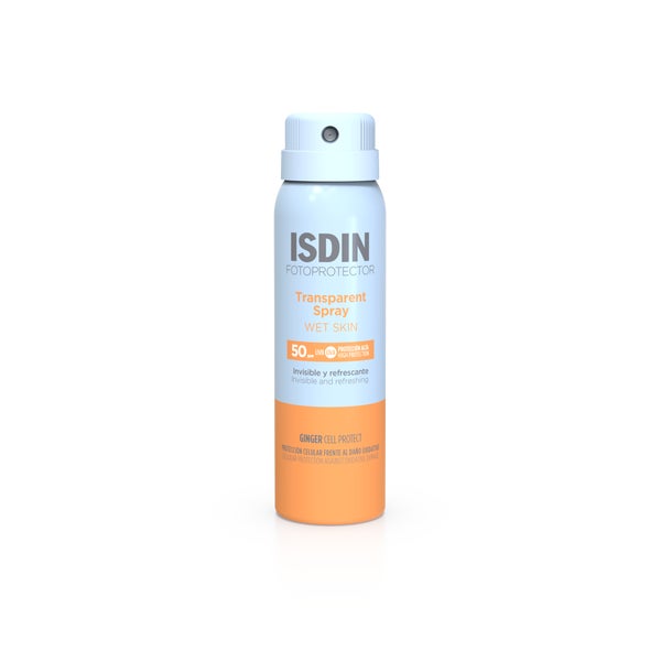 Isdin Fotoprotector Wet Skin Transpar.spray Lsf 50 100 ml