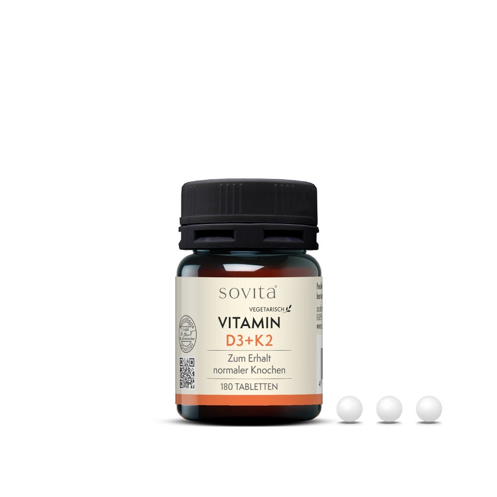 Sovita Vitamin D3+k2 Tabletten 180 St