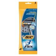 Produktabbildung: BIC 3 Flex Rasierer Set Männer, 3 Klingen, Für empfindliche Haut, 4 Stück 4 St