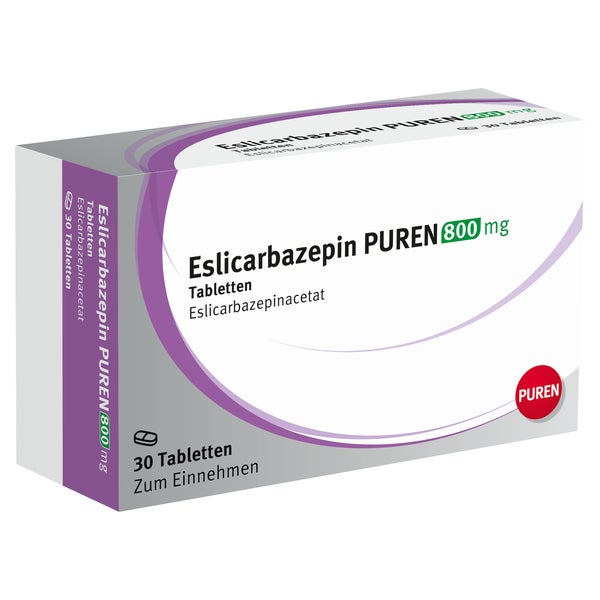 Eslicarbazepin Puren 800 Mg Tabletten 90 St