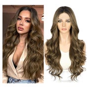 Perücke Lacefront Synthetisch Körperwelle Balayage 26inch Go 1 St