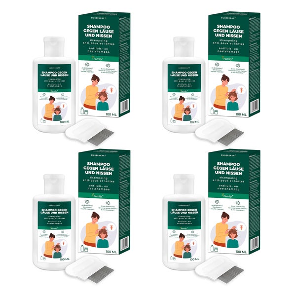Silberkraft Kopfläuse-Shampoo 4 x 100 ml 400 ml