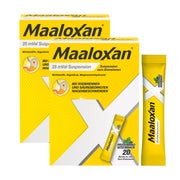 Produktabbildung: Maaloxan Sodbrennenmittel Pfefferminz-Geschmack Doppelpack 2X20X10 ml