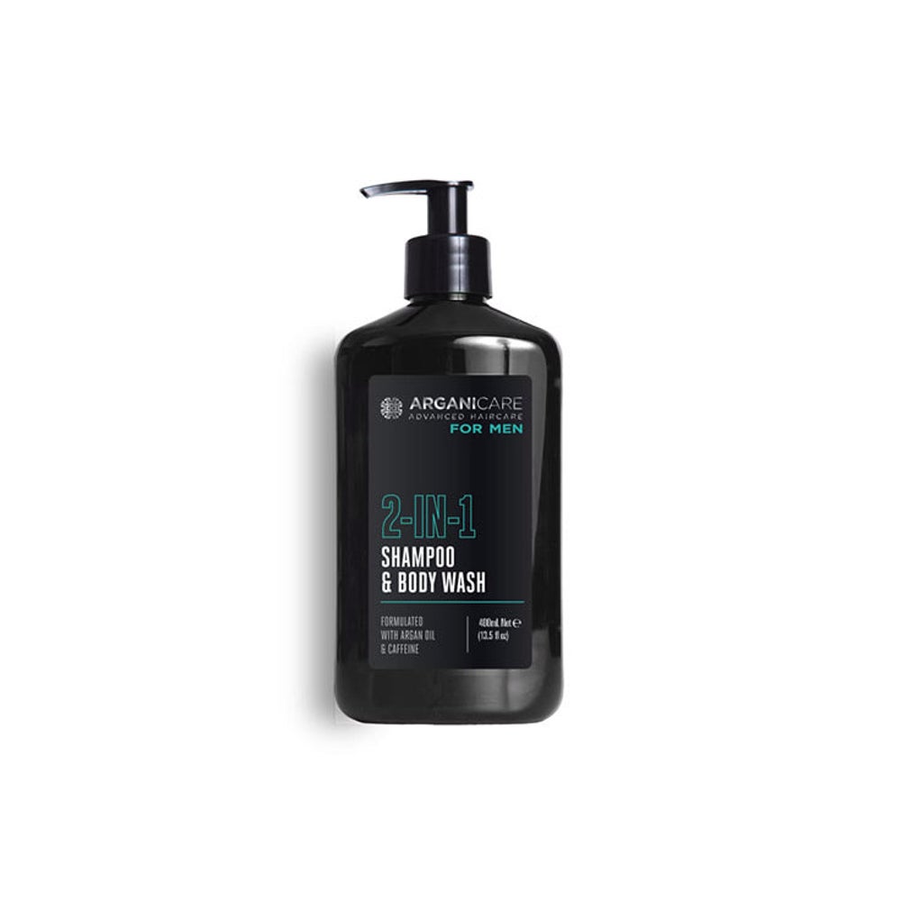 Arganicare 2-in-1-Shampoo + energetisierendes Duschgel 400 ml  St