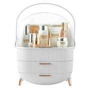 UNIQ Retro Make-up Organizer Box - Dunkelgrün / Dark Mint