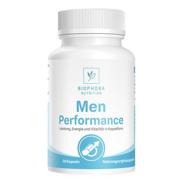 BIOPHORA Men Performance | Männer Kapseln | ohne CHEMIE 20 St