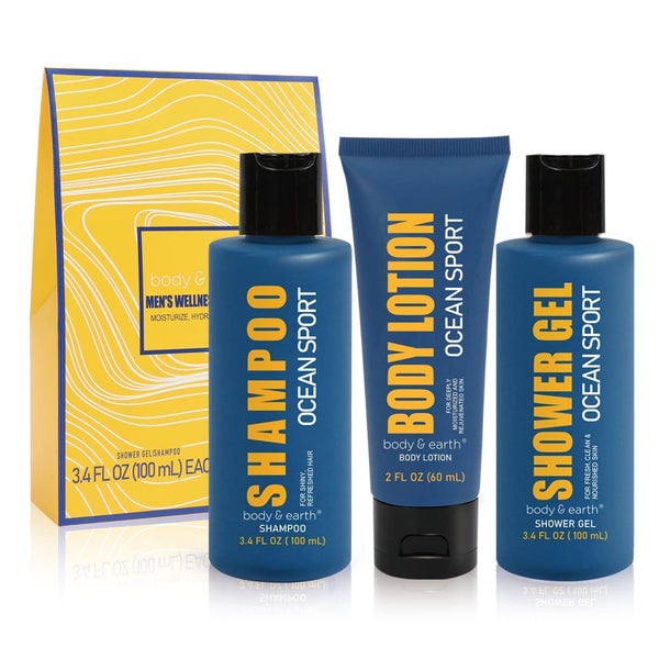 Geschenkset Herren Duschgel Shampoo Körperlotion Ozean Ozean 1 St
