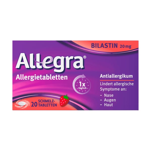 Allegra Schmelztabletten 20 St