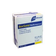 Meditrade BeeSana Mullkompresse unsteril, 12-fach, 10 x 20 cm 100 P