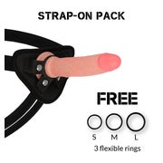 Rock Army - Harness + Flüssiger Silikondildo Premium Avenger