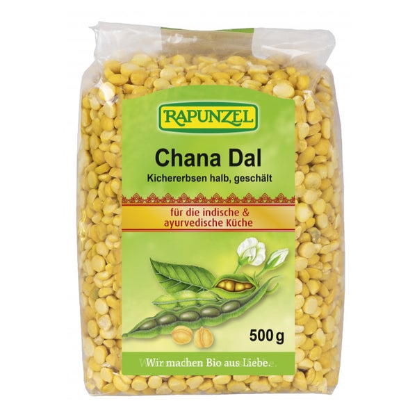 Rapunzel - Chana Dal, Kichererbsen halb, geschält 500 g