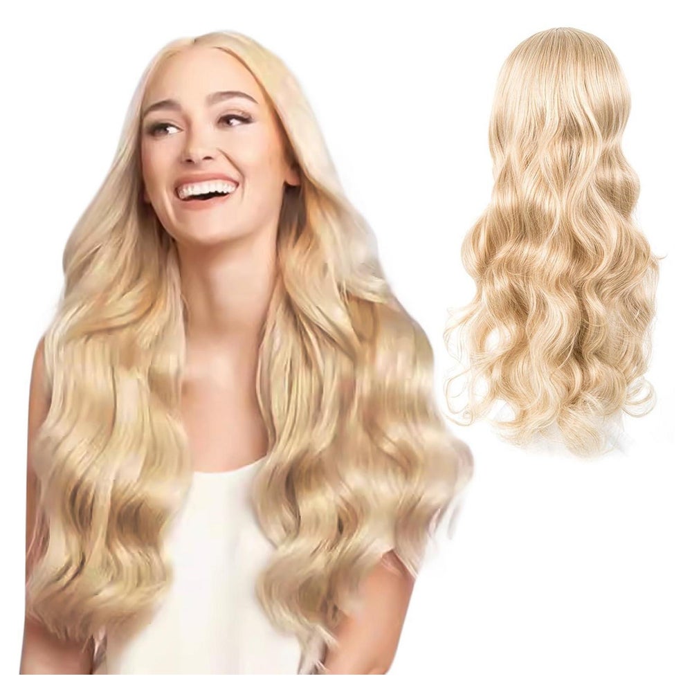 Perücke lang gewellt blond 70 cm 1 St