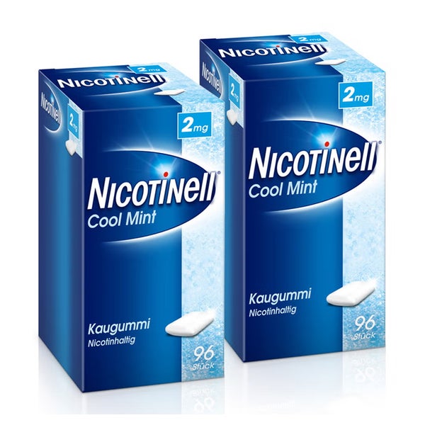Nicotinell Kaugummi 2 mg Cool Mint 2X96 St
